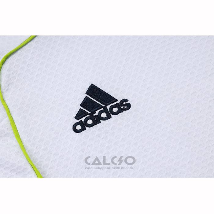 Tuta da Track Real Madrid Manica Corta 2025-2026 Bianco - Pantaloncini